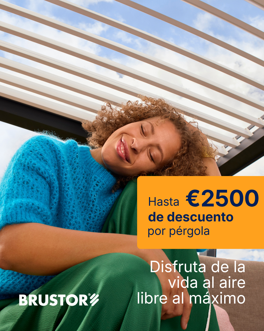 Pérgola Brustor con hasta 2500 euros de descuento