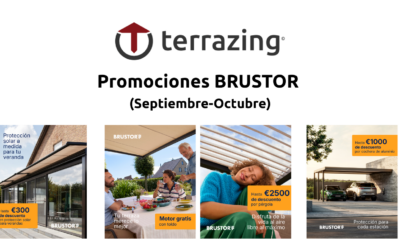 Terrazing, distribuidor oficial de Brustor: Ya están disponibles las ofertas de septiembre y octubre